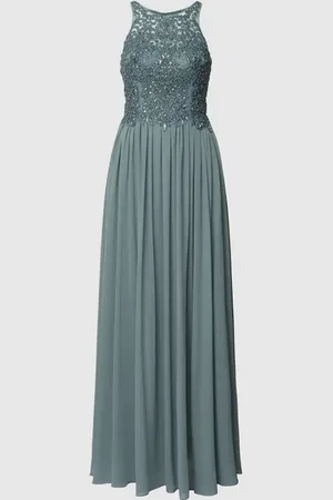 Laona Abendkleid mit floralen Stickereien und Ziersteinen in , Größe 42