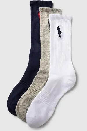 Ralph Lauren Socken mit Label-Stitching im 3er-Pack Modell 