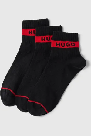 HUGO BOSS Socken mit Label-Print im 3er-Pack in , Größe 39-42