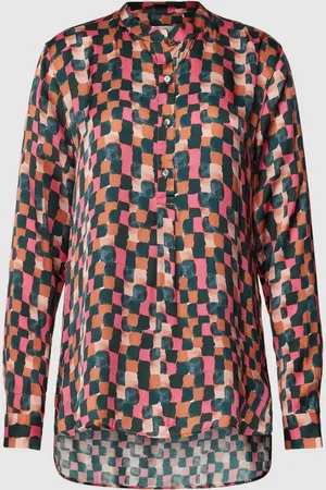 0039 Italy Bluse mit Stehkragen Modell 