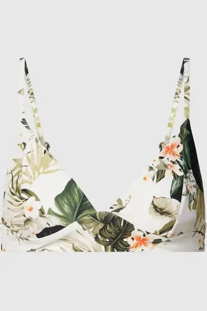 Rip Curl Bikini-Oberteil mit floralem Allover-Muster in , Größe XXS