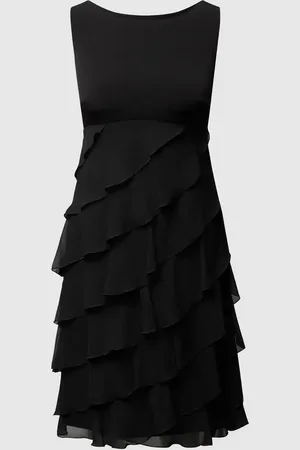 Swing Cocktailkleid aus Chiffon im Stufen-Look in , Größe 34