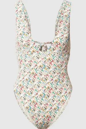 Tommy Hilfiger Badeanzug mit Allover-Muster in , Größe XS