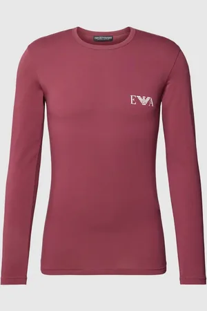 Emporio Armani Longsleeve mit Label-Print in , Größe S