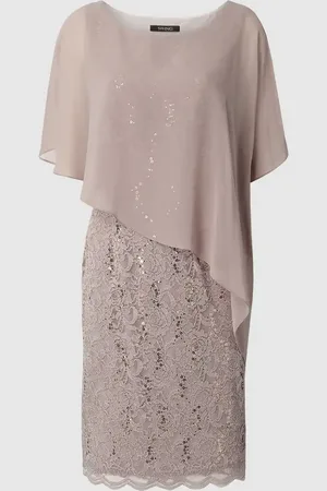 Swing Knielanges Cocktailkleid mit Paillettenbesatz in , Größe 40