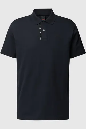 Fire + Ice Regular Fit Poloshirt mit Label-Print Modell 