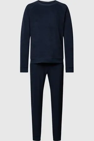 Schiesser Pyjama in unifarbenem Design in , Größe M