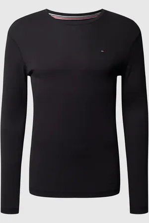Tommy Hilfiger Slim Fit Longsleeve mit Rippenstruktur in , Größe M