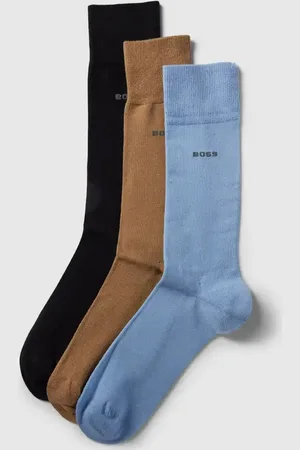HUGO BOSS Socken mit Label-Detail im 3er-Pack in , Größe 39-42