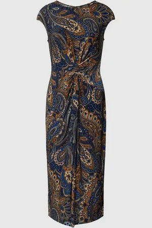 Ralph Lauren Midikleid mit Allover-Muster Modell 
