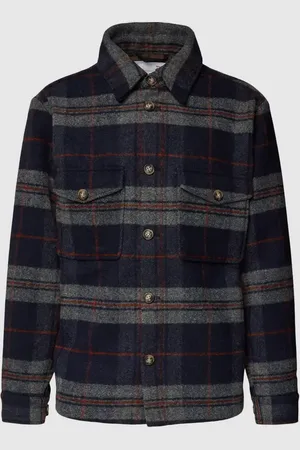 SELECTED Relaxed Fit Overshirt mit Tartan-Karo in , Größe S