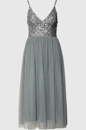 Lace & Beads Cocktailkleid mit Pailettenbesatz in , Größe XS