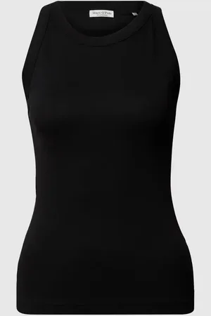 Marc O’ Polo Shaped Fit Tanktop aus Ripp-Jersey mit Rundhalsausschnitt in , Größe M