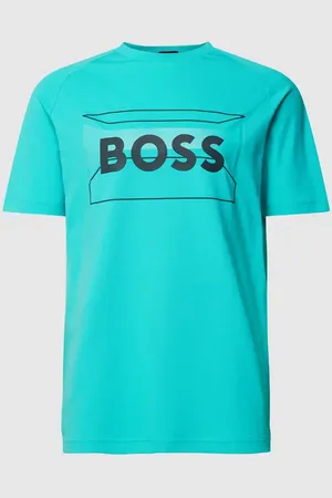 HUGO BOSS T-Shirt mit Label-Print in , Größe S