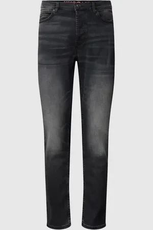 HUGO BOSS Straight Fit Jeans mit Stretch-Anteil Modell 