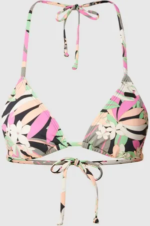 Roxy Bikini-Oberteil mit Allover-Muster in , Größe XS