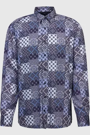 JOOP! Regular Fit Freizeithemd aus Lyocell mit Allover-Muster in , Größe M