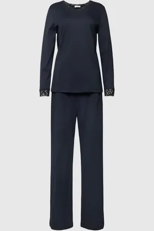 Hanro Pyjama mit Spitzenbesatz in , Größe XS
