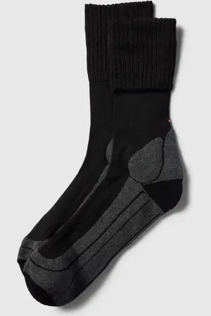 Camano Socken mit Label-Print im 2er-Pack in , Größe 39-42