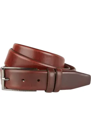 HUGO BOSS Carmello Ledergürtel mit Dornschließe in , Größe 80
