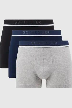 Schiesser Trunks mit Stretch-Anteil im 3er-Pack in , Größe S