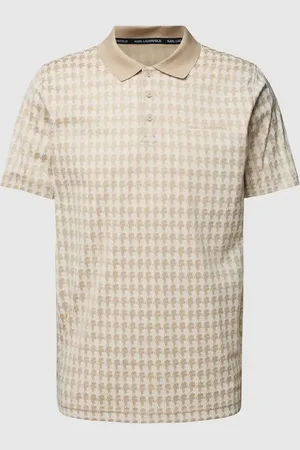 Karl Lagerfeld Regular Fit Poloshirt mit Allover-Muster in , Größe S