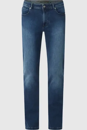Christian Berg Straight Fit Jeans mit Brand-Detail in , Größe 34/32