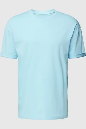 Drykorn T-Shirt mit geripptem Rundhalsausschnitt Modell 