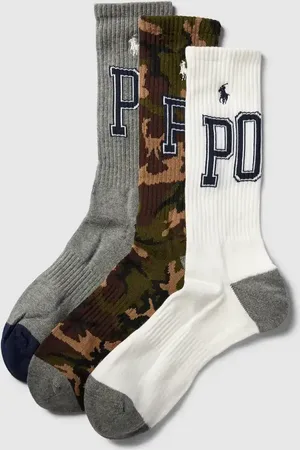 Ralph Lauren Socken mit Label-Print im 3er-Pack in , Größe 40-46