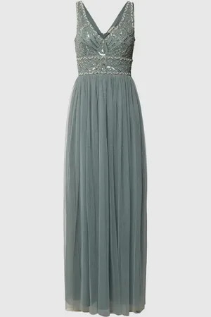 Lace & Beads Abendkleid mit Taillenpasse in , Größe S