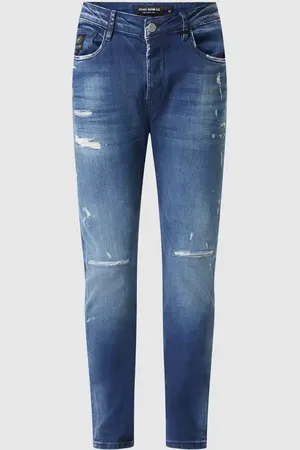 Elias Rumelis Slim Fit Jeans aus Baumwoll-Mix im Used Look in , Größe 31