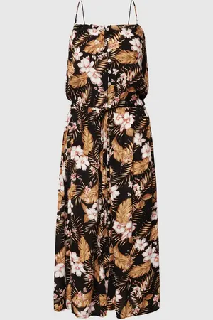 Rip Curl Knielanges Kleid mit floralem Allover-Muster in , Größe S