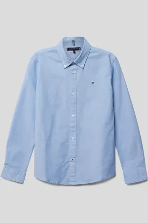 Tommy Hilfiger Hemd mit Label-Stitching in , Größe 140