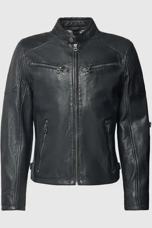 Gipsy Lederjacke mit Stehkragen Modell 