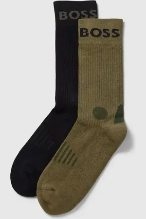 HUGO BOSS Socken mit Label-Schriftzug im 2er-Pack Modell 