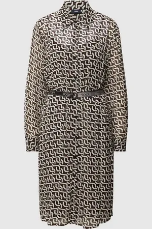 JOOP! Blusenkleid aus Viskose mit Allover-Muster in , Größe 34
