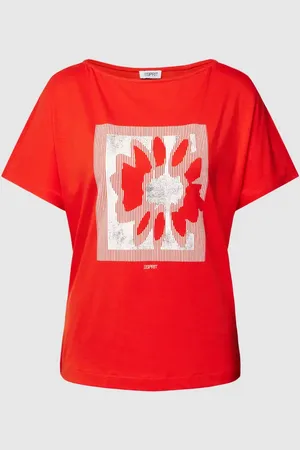 ESPRIT T-Shirt mit Motiv- und Label-Print in , Größe S