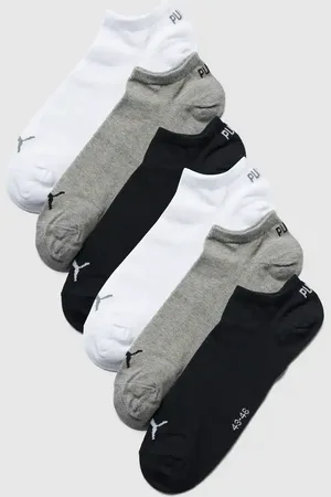 PUMA Socken mit elastischem Bündchen im 3er-Pack in , Größe One Size