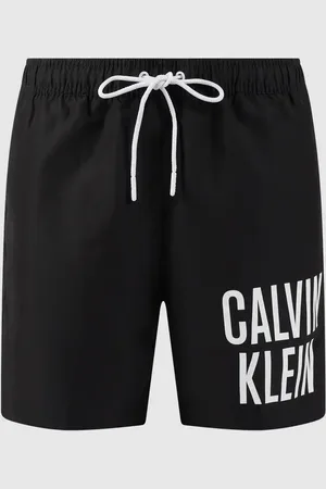 Calvin Klein Badehose mit Label-Print in , Größe S