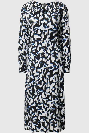 Comma, Midikleid mit Allover-Muster in , Größe 36