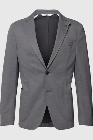 Baldessarini Slim Fit 2-Knopfsakko mit Anstecknadel Modell 