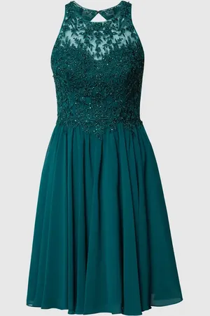 Laona Cocktailkleid mit floralen Stickereien und Ziersteinen in , Größe 32