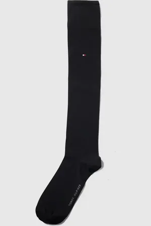 Tommy Hilfiger Kniestrümpfe aus Baumwoll-Elasthan-Mix mit Logo-Motiv in , Größe 35-38