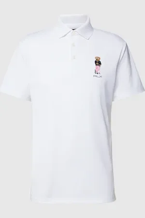 Ralph Lauren Poloshirt mit Label-Stitching in , Größe L