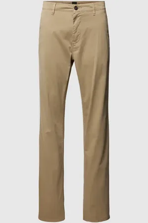 HUGO BOSS Regular Fit Chino in unifarbenem Design in , Größe 31/32