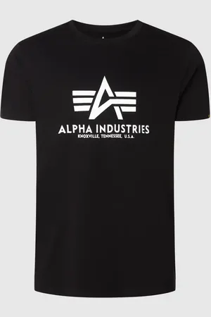 Alpha Industries T-Shirt mit Label-Print in , Größe M