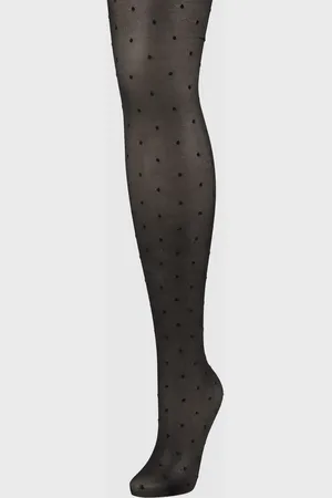 Falke Strumpfhose mit Punktmuster - 15 DEN Modell Dot in , Größe M