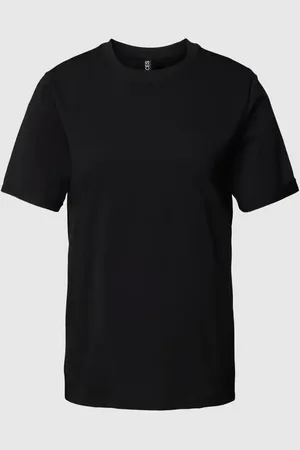 Pieces® T-Shirt mit fixierten Ärmelumschlägen in , Größe XS