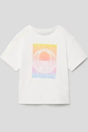 Roxy T-Shirt mit Label-Motiv-Print Modell 