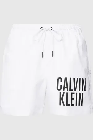 Calvin Klein Badehose mit Label-Print in , Größe M